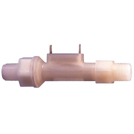 1/2" MNPT SPST NC Liquid Flow Switch AC or DC 0.5 gpm