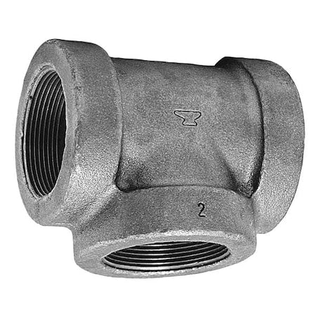 Reducing Tee Reducing Tee, 2" x 2" x 1-1/2" Pipe, FNPT, Cast Iron, Class 125