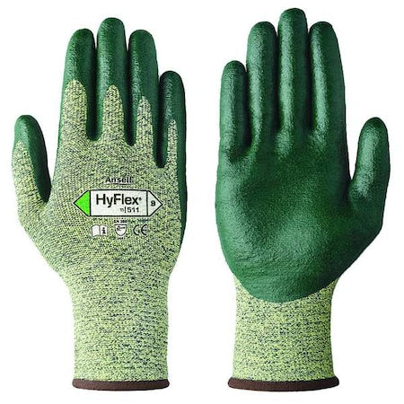 Cut Resistant Coated Gloves, Cut Level A5 ,Dipped ,Nitrile ,Sandy ,XL 1 PR