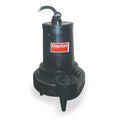 SewageEjectorPump,25ft,2hp,Single,240VAC