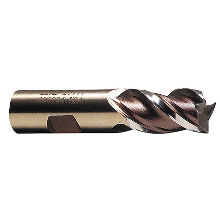 4-Flute Cobalt 8% Square Single End Multi-Flute CenterCut CTD HGC-4C Bright 1x1x2x4-1/2