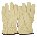 Cold Protection Gloves, Grain Pigskin Leather Palm, Thinsulate Lining, Cream, XL ( 10 )