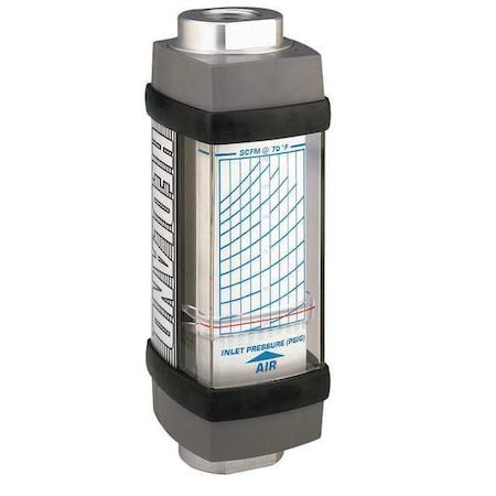 Flowmeter,SCFM / L/SEC 5.0 - 50 / 3-22