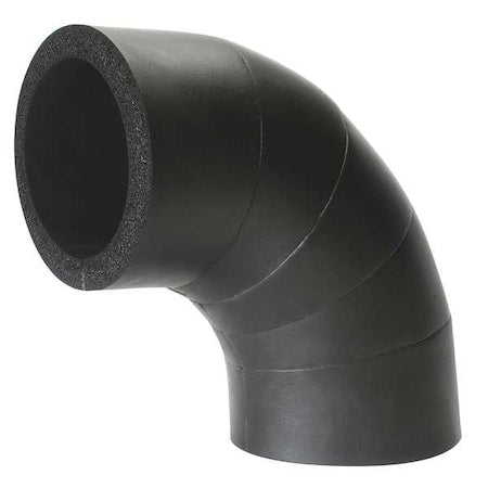2-3/8" x 1" Elastomeric Elbow Pipe Fitting Insulation, 1/2" Wall
