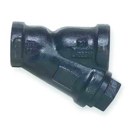 Y Strainer, 2" Pipe, FNPT x FNPT, Cast iron, 400 psi WOG, 250 psi WSP