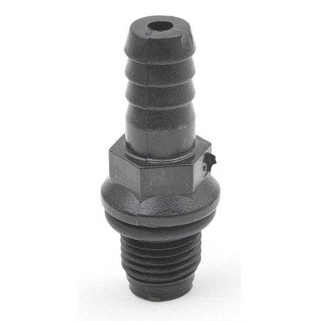 Check Valve/Discharge Adapter for 3/8" Vinyl Tubing, 1/4" Npt