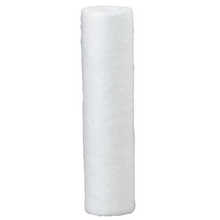 Solid Filter Cartridge, 5 gpm, 25 Micron, 2-1/2" O.D., 10 in H