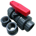 1-1/2" Socket PVC Ball Valve Union