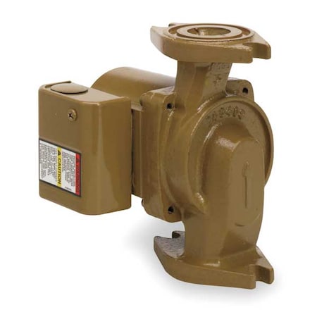Hydronic Circulating Pump, 1/15 hp, 115V, 1 Phase, Flange Connection