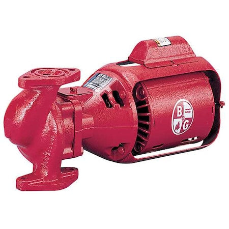 Hydronic Circulating Pump, 1/6 hp, 115V, 1 Phase, Flange Connection
