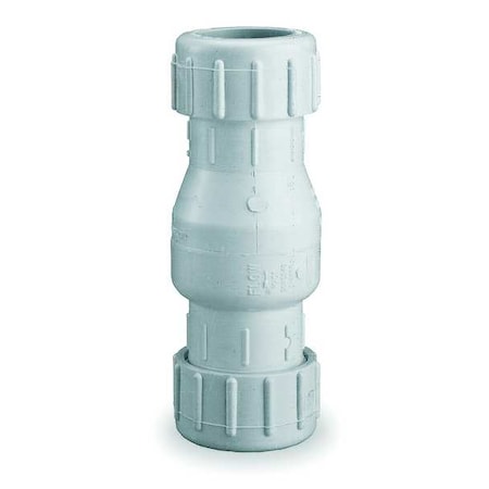 1-1/2" Compression PVC Swing Check Valve