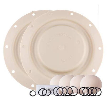Diaphragm Pump Repair Kit, Includes Balls, Diaphragms, Seals