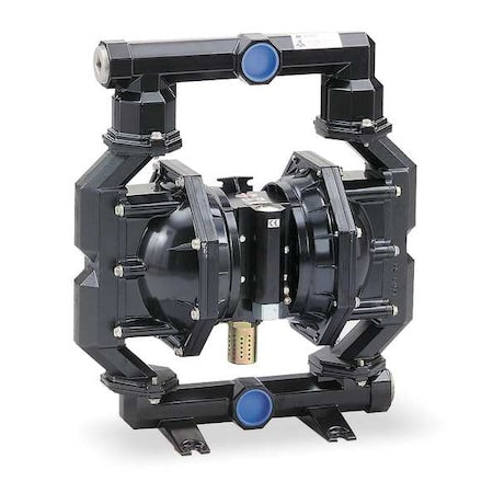 Double Diaphragm Pump, Aluminum, Air Operated, Santoprene, 160 GPM