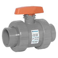 Ball Valve, True Union, 1-1/4" CPVC/EPDM, Full Port, S/T