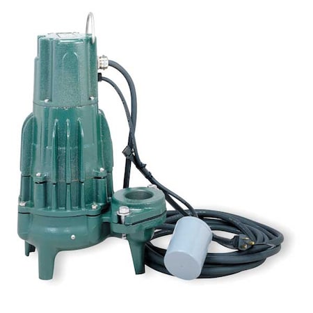 Waste-Mate 2 HP 2" Auto Submersible Sewage Pump 230V Tether