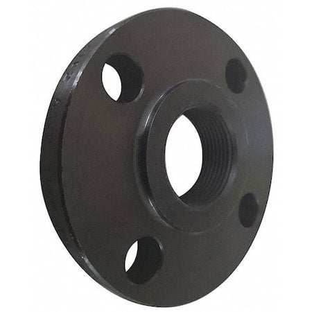 Flange Threaded Flange, 1-1/4" Pipe, NPT, Black Steel, Class 150