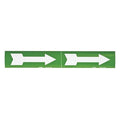 Pipe Marker,Arrow - Single,Grn,3 to 6 In
