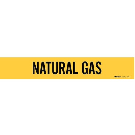 Pipe Markr,Natural Gas,Y,2-1/2to7-7/8 In, 7196-1