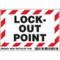 Lockout Label,3-1/2 In. H,5 In. W,PK5