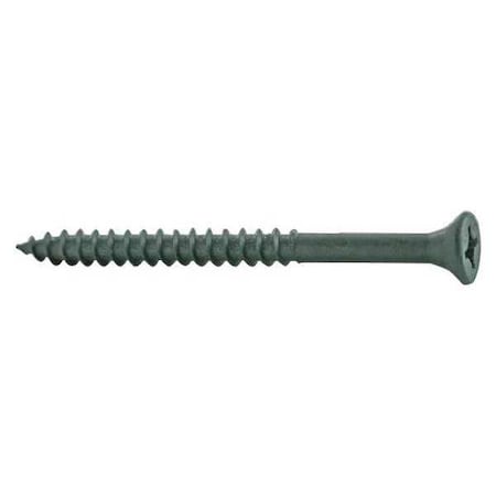 Wood Screw, #7, 1 1/4 in, Durafast Steel Flat Head Combination Phillips/Square Drive, 228 PK