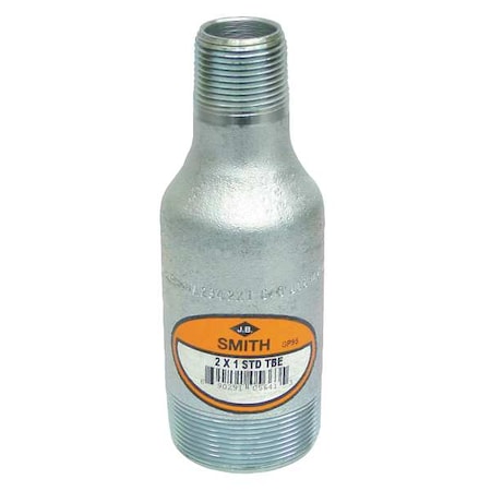 Swage Nipple Swage Nipple, Extra Heavy, 1-1/2" x 1-1/4" Pipe, MNPT, Steel, Class XH