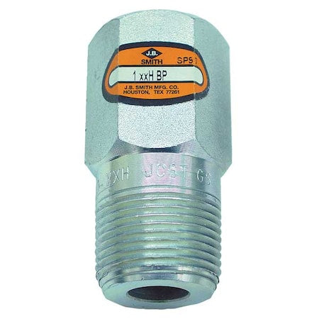 Hex Bull Nose Plug Hex Head Bull Plug, 3/4" Pipe, MNPT, Carbon Steel