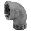 90 Degree Street Elbow 90 Degree Street Elbow, 2" Pipe, FNPT x MNPT, Malleable Iron, Class 150