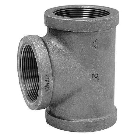 Tee Tee, 1-1/4" Pipe, FNPT, Malleable Iron, Class 150