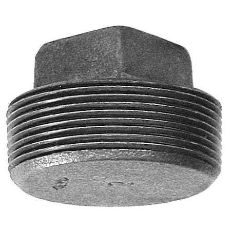 Square Head Plug Square Head Plug, 1/2" Pipe, MNPT, Malleable Iron, Class 150