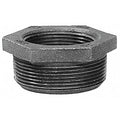 Hex Bushing Hex Bushing, 3/4" x 1/8" Pipe, FNPT x MNPT, Malleable Iron, Class 300
