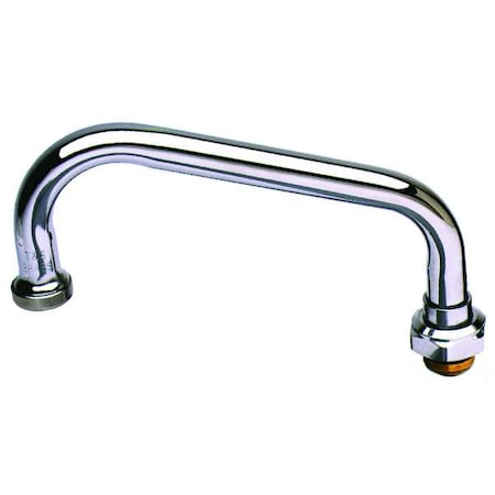 Spout, Faucet, Brass, Length 16 In