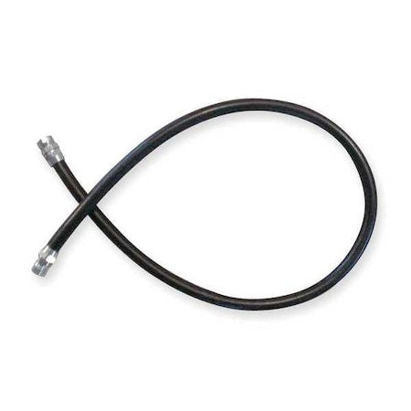 3/8" ID Nylon Coupled Material Hose BK