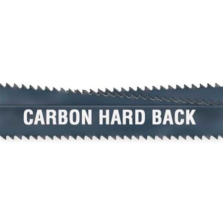 Band Saw Blade, 12 ft. L, 1/2" W, 10 TPI, Carbon Steel, 0.025" Thick