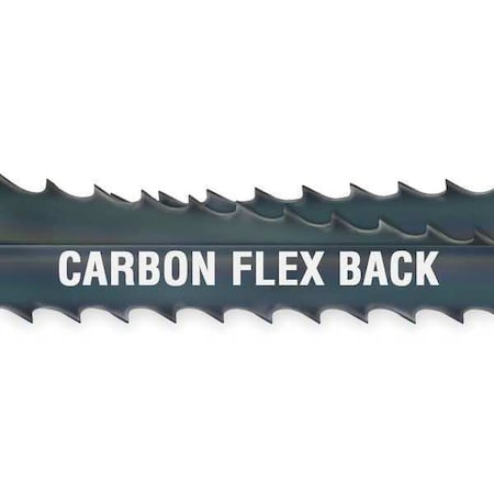 Band Saw Blade, 7 ft. 5 in L, 1/2" W, 18 TPI, Carbon Steel, 0.025" Thick