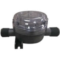 Strainer,In Line,1/2",Black