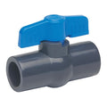Manual 2-Way Ball Valve,Socket,PVC