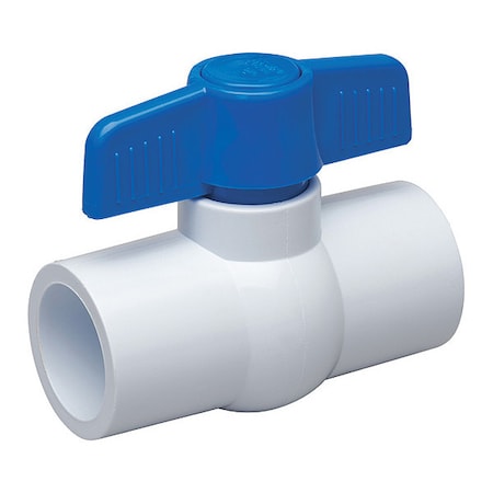 1-1/4" Socket PVC Ball Valve Inline
