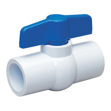 Manual 2-Way Ball Valve,Socket,PVC