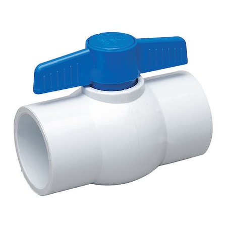 Manual 2-Way Ball Valve,Socket,PVC