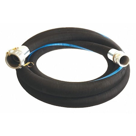 Water Hose,1-1/2" ID x 10 ft.,Black