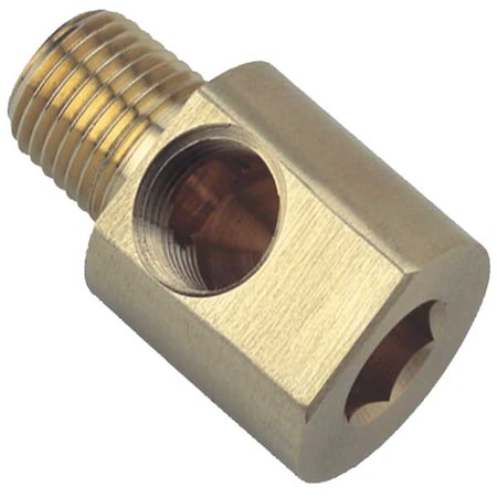 Hex Key Elbow Brass Street Elbow, 1/4 in Female NPT X 1/8 in Male NPT