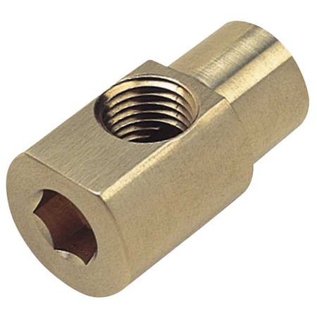 Hex Key Elbow Brass Hex Key Elbow, 1/4 in Female NPT X 1/4 in Female NPT