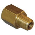 Conversion Adapter Chrome Plated Brass Conversion Adapter, 1/4 in Male BSPP X 1/4 in Female NPT