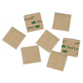 Reclosable Fastener Shapes, Acrylic Adhesive, 2 in, 1 in Wd, Clear, 100 PK