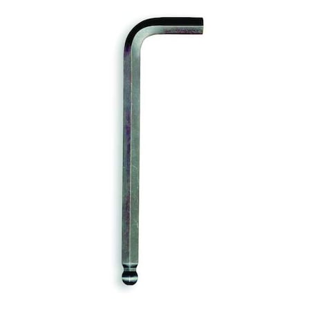 Metric Plain Ball Hex Key Hex Key, 10 mm Tip Size, 6 37/64 in Long, 1 35/64 in Short, 5 PK