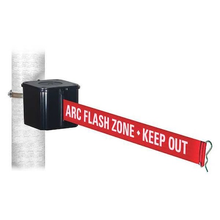 Retractable Belt Barrier,Red/White