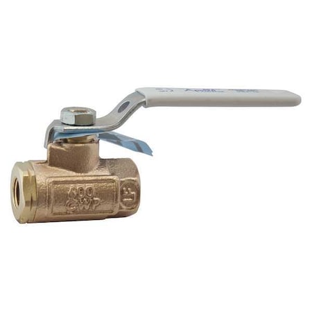1/4" FNPT Bronze Ball Valve Inline