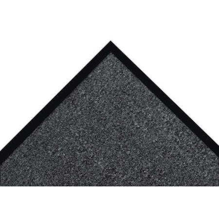 Entrance Mat, Polypropylene, 5/16 in Thick, Charcoal, 3 ft W x 10 ft L