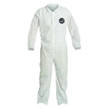 10 Coverall. Collar. Open Wrists and Ankles. Elastic Waist. White. LG