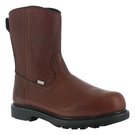 Hauler, Men's Wellington Boot, Composite Toe M, Leather, 10 in Height, Brown